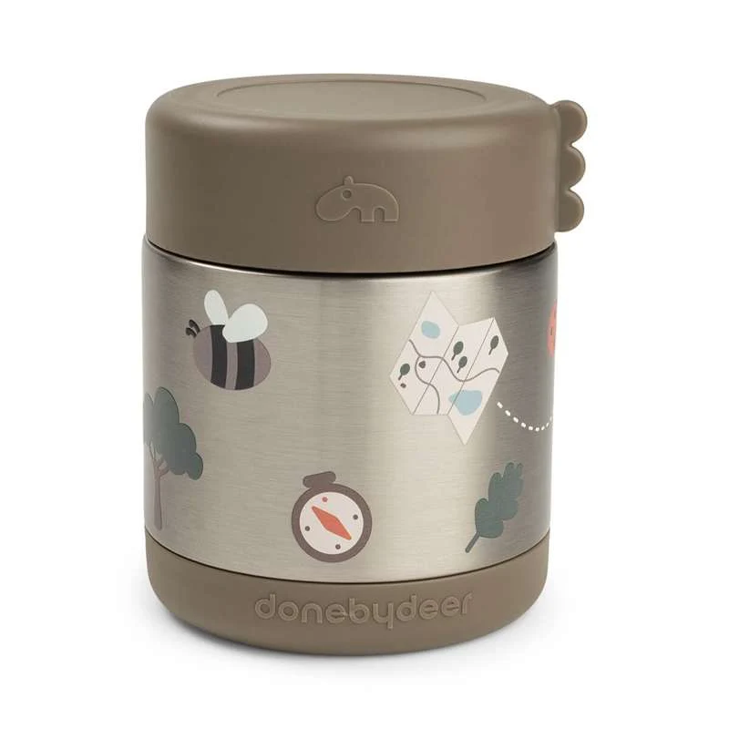 Done by Deer Termomatsbehållare - Tiny Trails - 300 ml - Sand