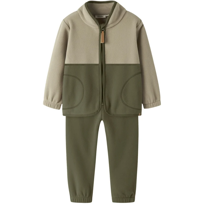 Lil'Atelier Winter Moss Nmmlaspektra Fleece Sett 1Fo Lil