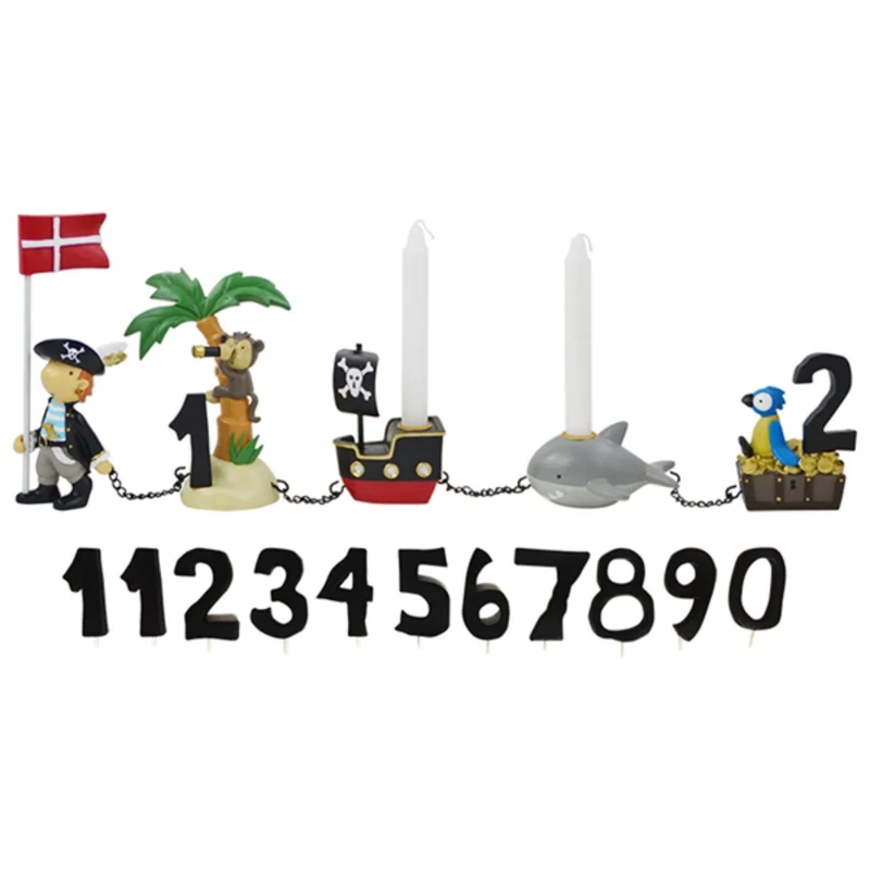 Kids by Friis Fødselsdagstog, Pirater M. 11 Tal