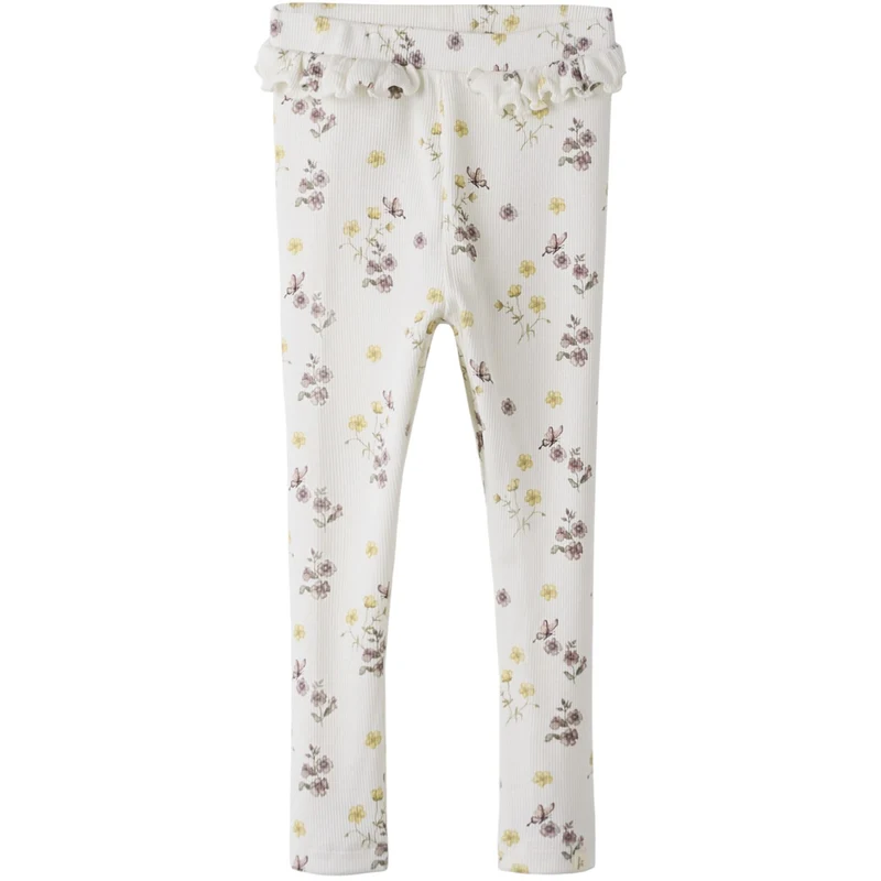 Lil'Atelier Coconut Milk Flower Mix Nmfgavo Efi Slim Leggings Lil Noos