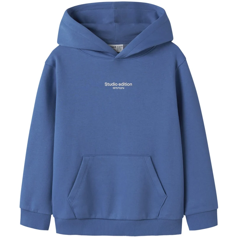 Name It Delft Nkmbrody Ls Nreg Sweat Wh Bru Noos