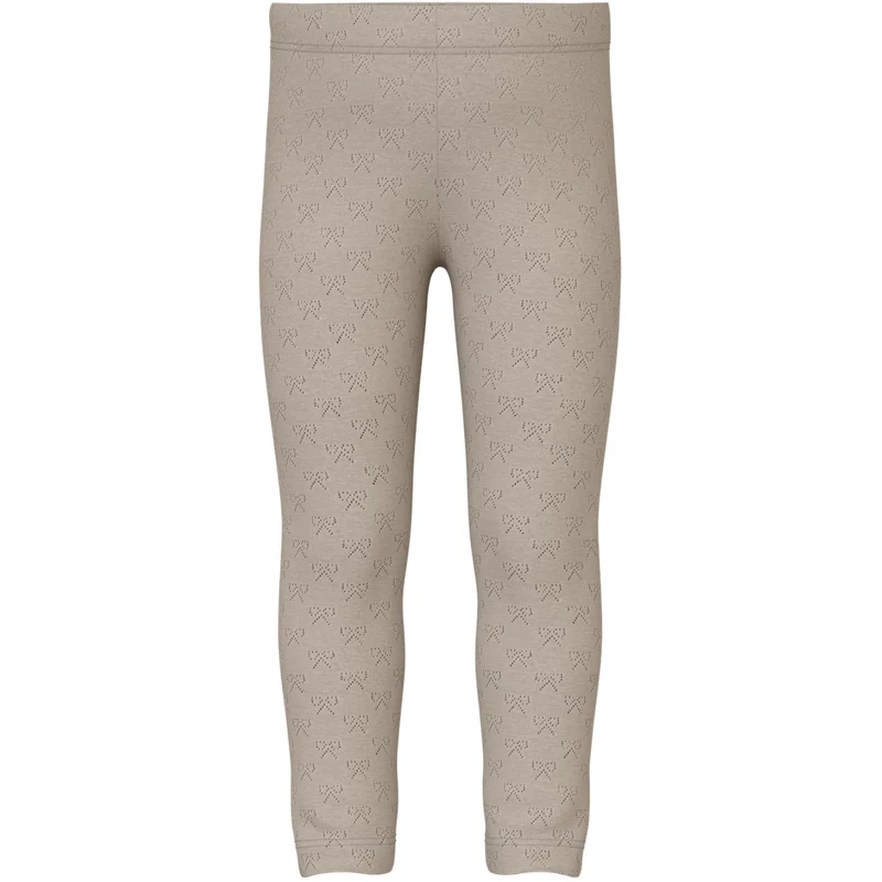 Name It Feather Gray Nmfsif Slim Leggings