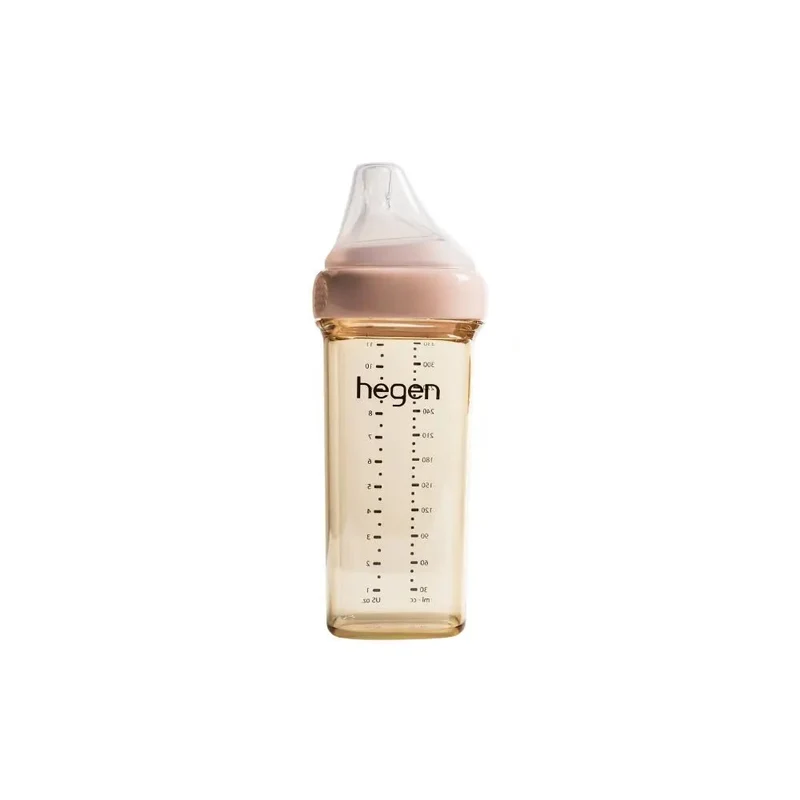 Hegen｜PPSU多功能方圓型寬口奶瓶｜330mL