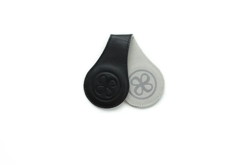 Cloby Magnetiska Swaddle Clips - Svart läder