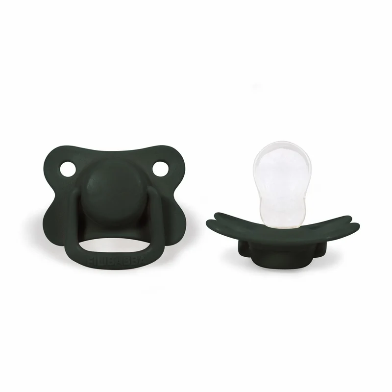 Filibabba 2-pack nappar - Prov - Dark Green - 0-6 mån.