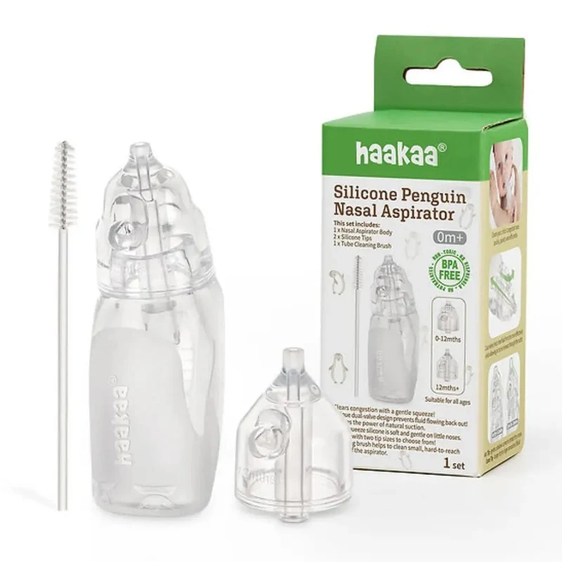 Haakaa｜矽膠企鵝吸鼻器