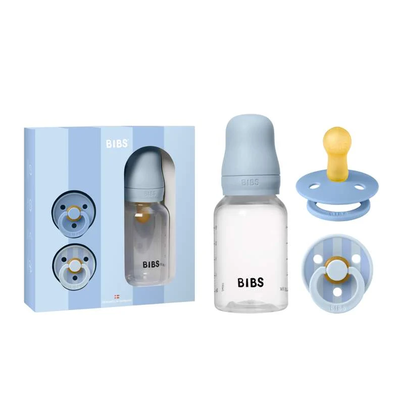 BIBS Babypresentset - Sprinkle - Baby Blue