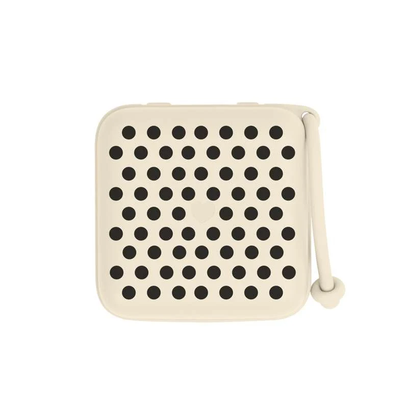 BIBS Tillbehör Nappbox - Nappbox - Polka Studio - Ivory/Black