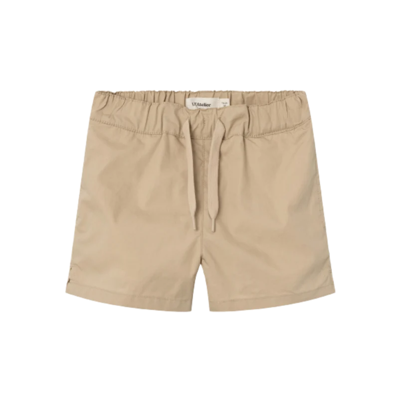 Lil' Atelier Løsa Badshorts - Fandy - White Paper