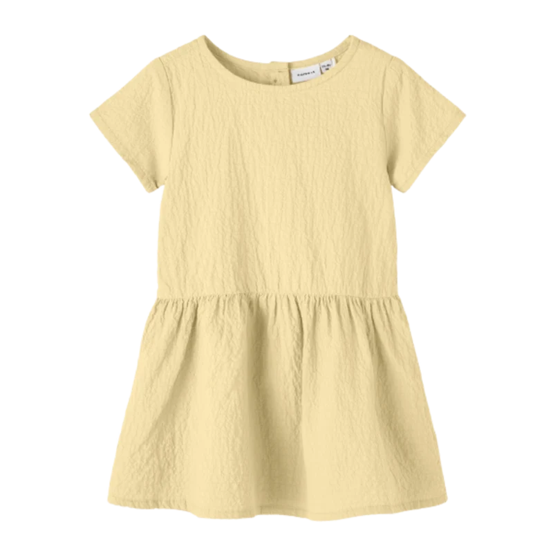 Kjole med korte ärmar Herandi - Double Cream