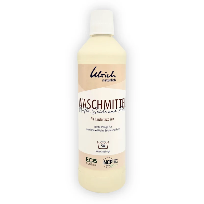 Ulrich Natürlich tvättmedel för barnkläder utan lanolin (ull, silke och päls) - 500 ml