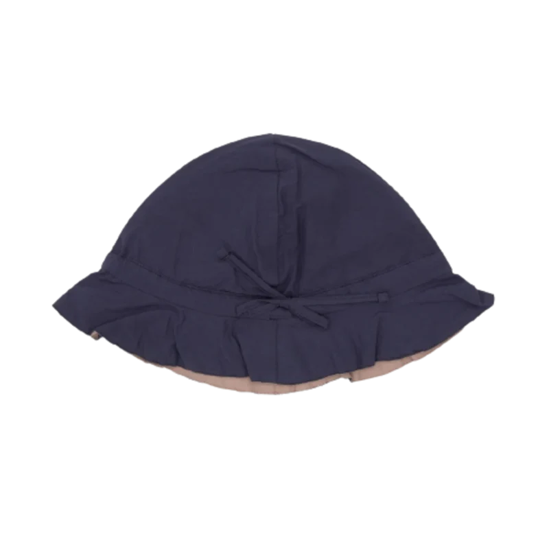 Copenhagen Colors - Ekologisk Vändbar Sommarhatt - Marinblå Beige