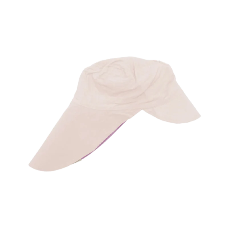 Copenhagen Colors - Ekologisk Vändbar Sommarhatt med lång skärm - Soft Pink Lilac