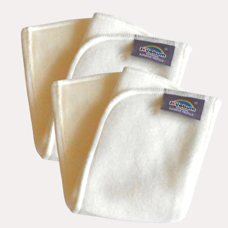 Little Lovebum Trifold för Nyfödd med Bambu och Staydry - 1 styck