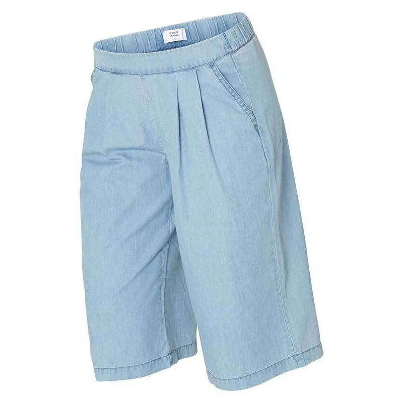 Mamalicious Tanja Gravidshorts - Light Blue Demin