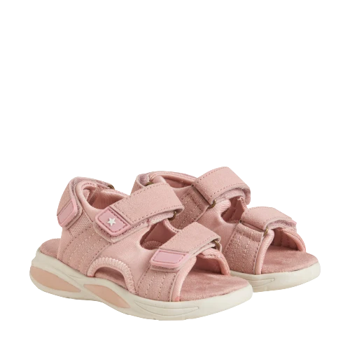 EN FANT lättviktssandaler med kardborre och ljus - Misty Rose