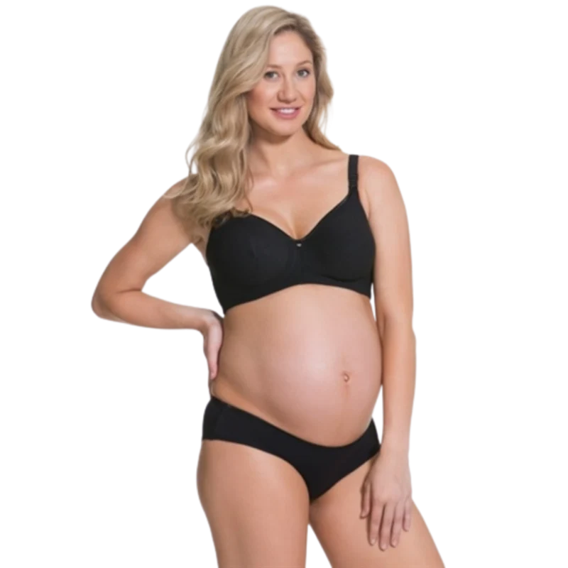Cake Maternity Ammings-BH - Dark Croissant - Svart