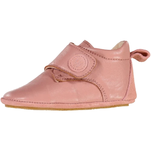 Wheat tofflor i läder - Cameo blush