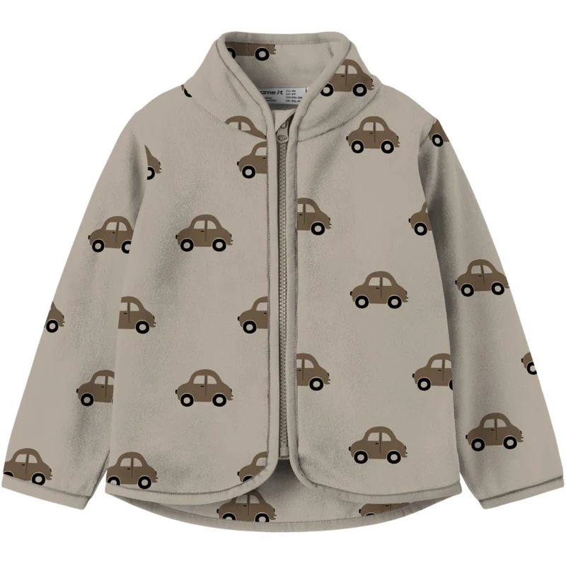 Name It Island Fossil Nmmorlajs Nreg Fleece Jakke