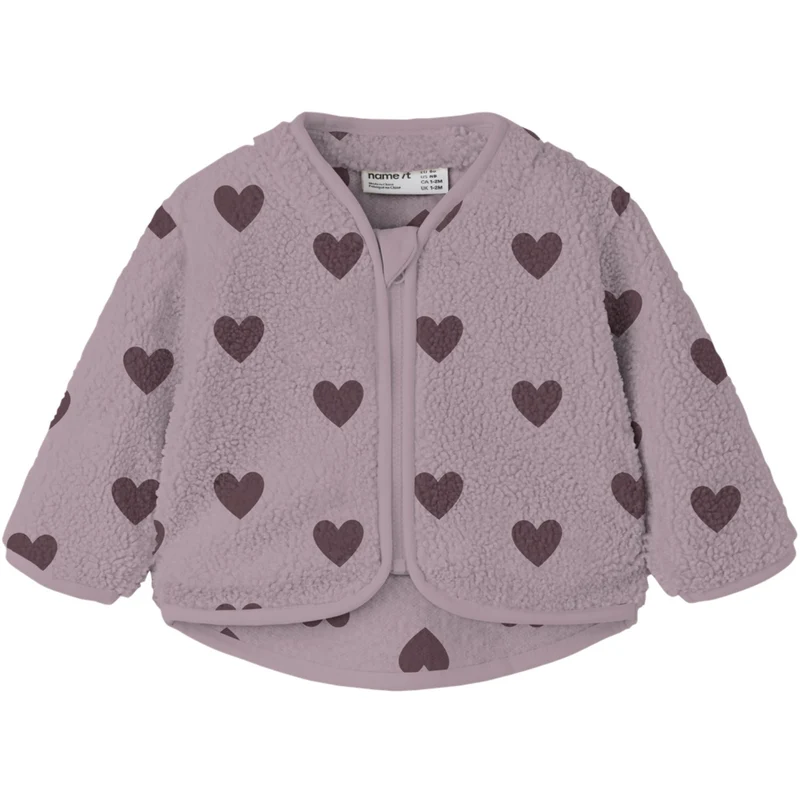 Name It Mauve Shadows Nbfolaja Nreg Teddy Jakke