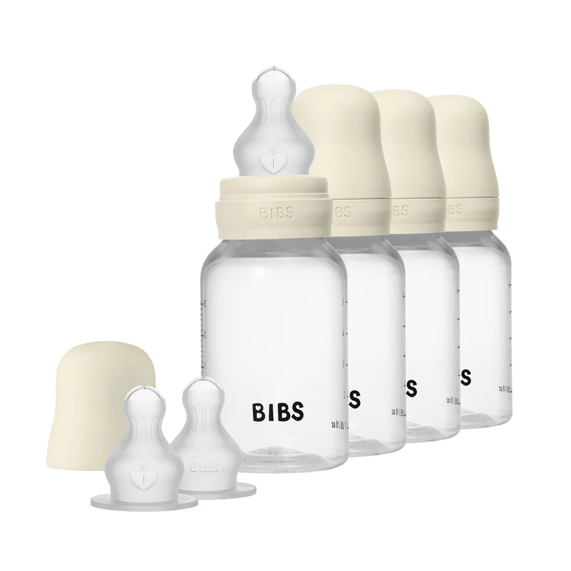 4-pakk fløskur, 150 ml, Silikon