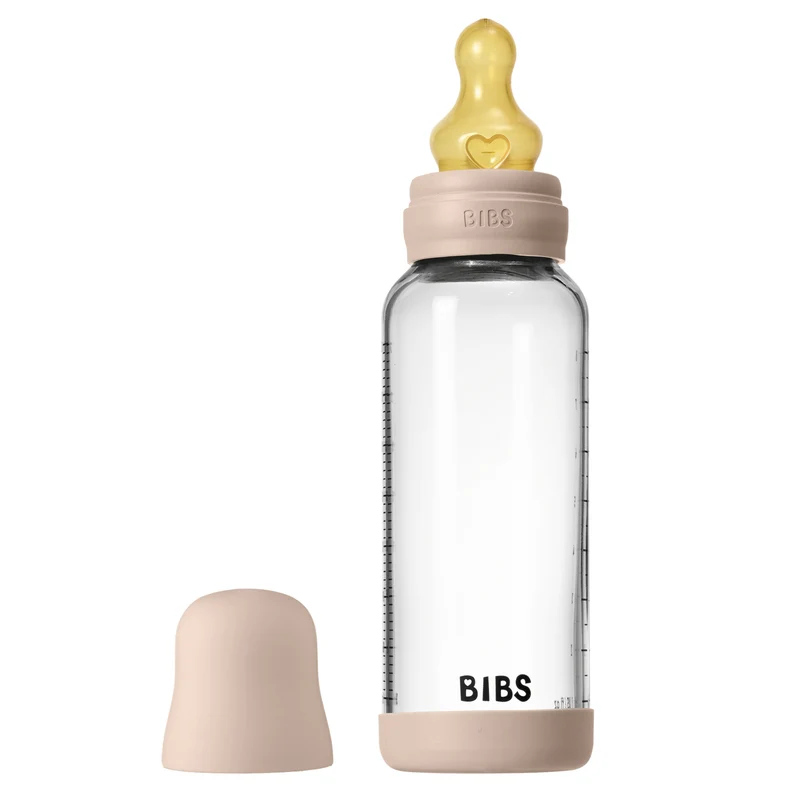 Glasfløska, 240 ml, Latex, Blush