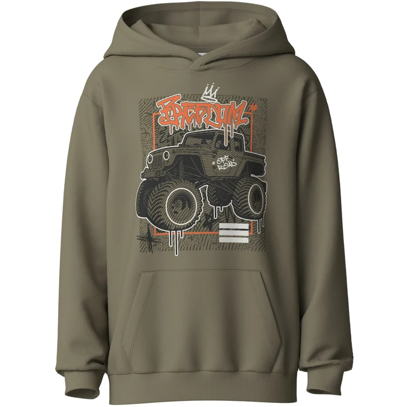 Name It Mermaid Off Road Nkmvugo Ls Nreg Sweat Wh Bru