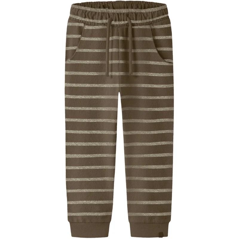 Lil'Atelier Teak Turtledove Nmmoby Loose Bukser Lil