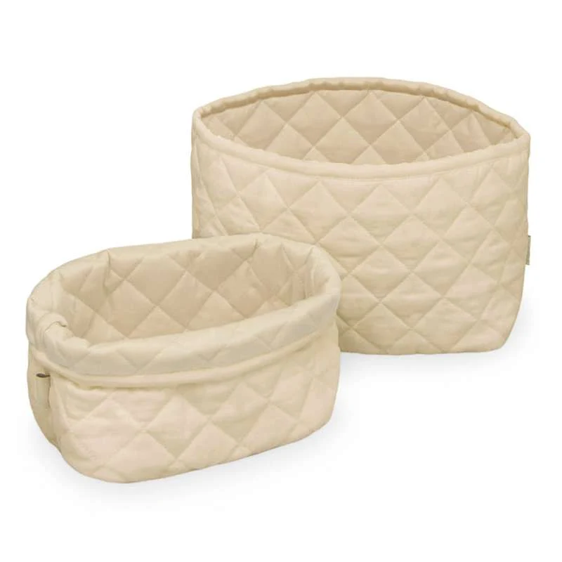 Cam Cam Copenhagen Quiltede Opbevaringskurve - 2 stk. - OCS - Praline