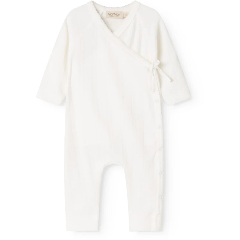 MarMar Modal Pointelle Gentle White Rula Heldrakt