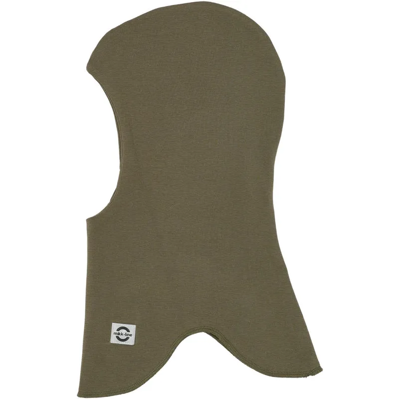 Mikk-Line Dusty Olive Bomull Fullface - Dobbel