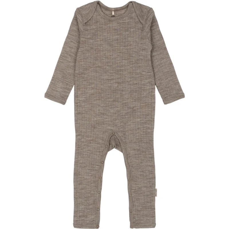 Mikk-Line Melange Denver Merino Ull Ls Drakt