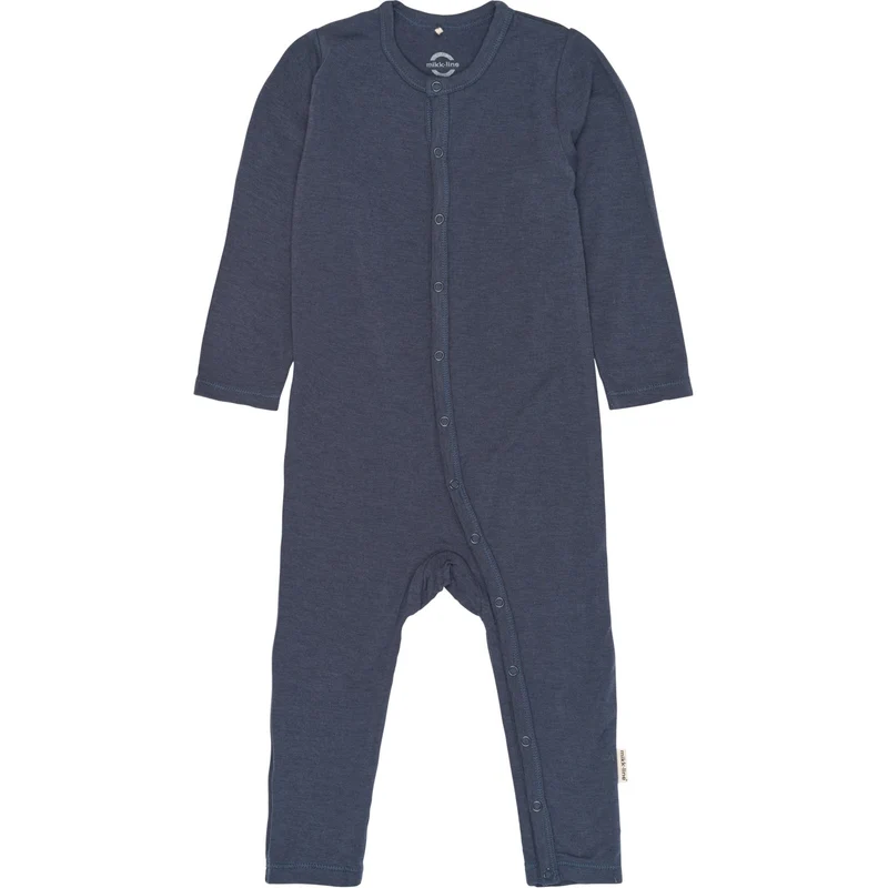 Mikk-Line Blue Nights Wool/Bamboo Ls Drakt
