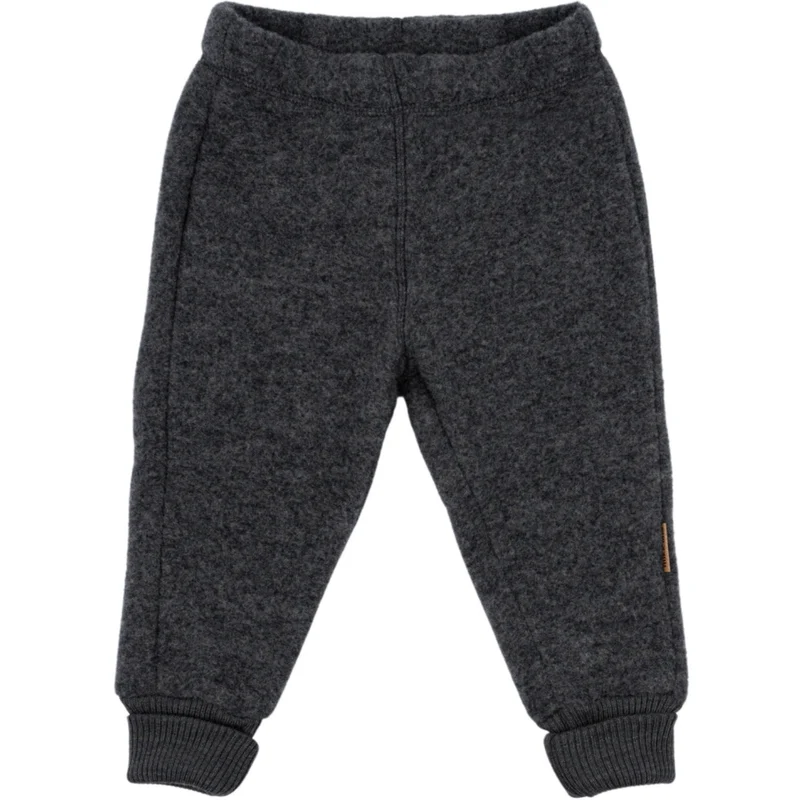 Mikk-Line Anthracite Melange Ull Bukser