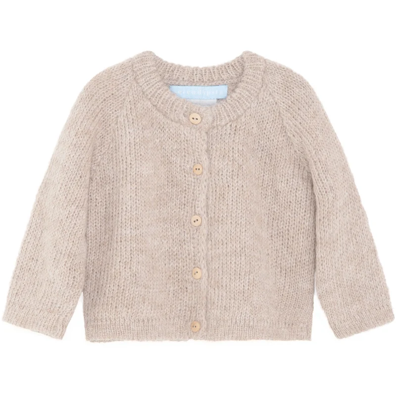 Serendipity Oat Milk Baby Alpaca Suri Cardigan