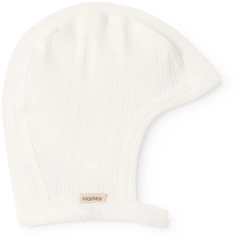 MarMar Modal Pointelle Gentle White Lue Hjelm