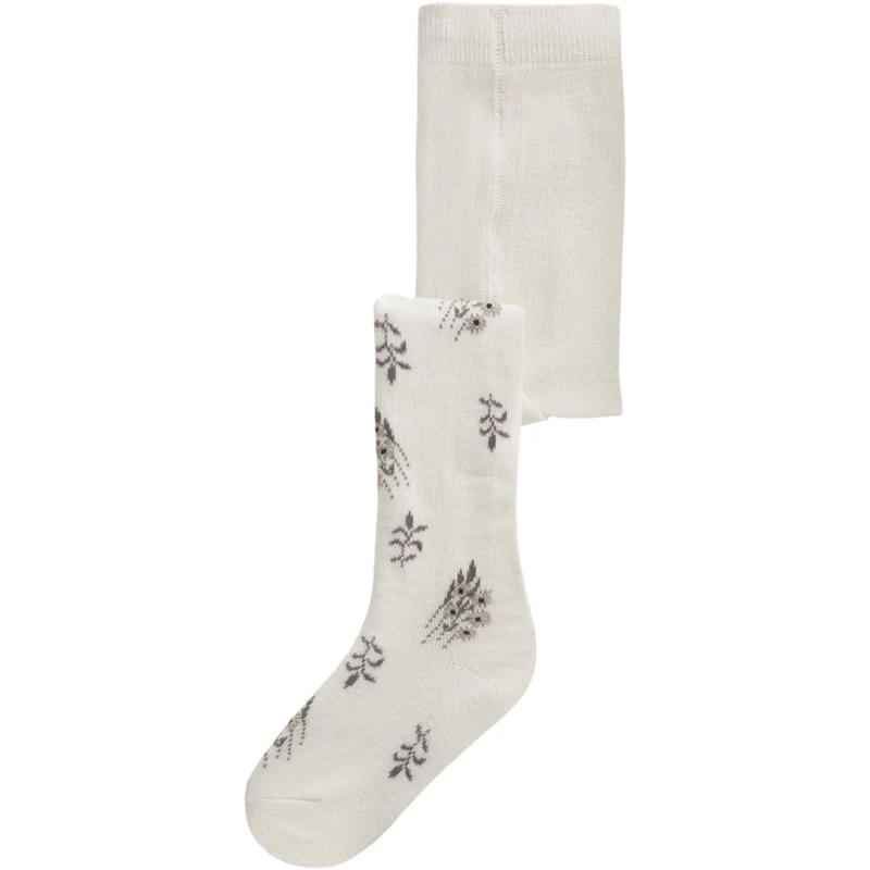 Name It Snow White Long Flowers Nmfwak Wo/Bl Strømpebukser Aoj