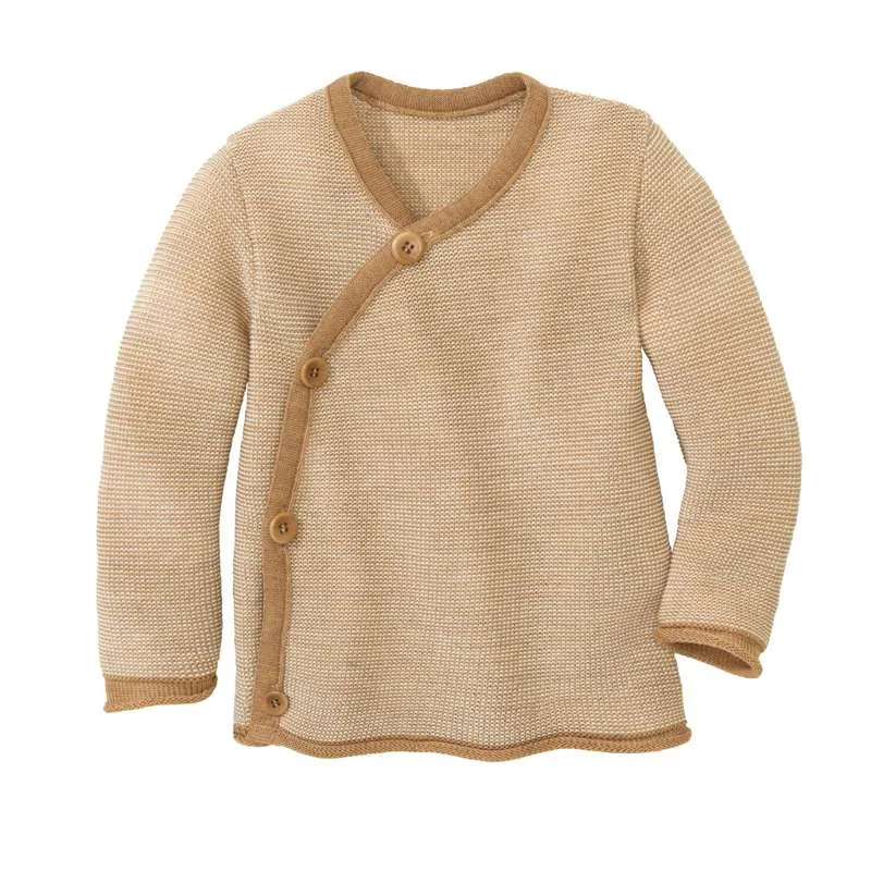 Disana Melange Jacket - Merino Wool - Caramel/Natural