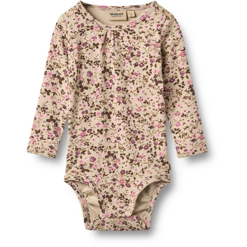 Wheat Soft Sand Flower Wine Body L/S Liv
