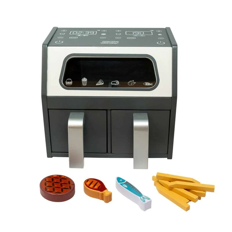 MaMaMeMo Air fryer with accessories - Wood