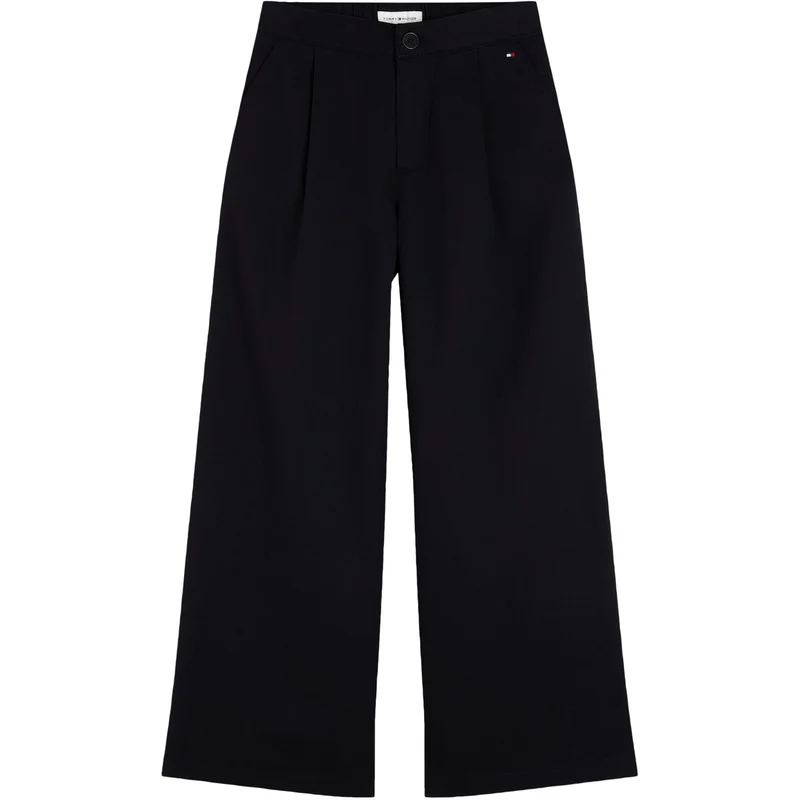 Tommy Hilfiger Black-Black Wide Leg Bukser