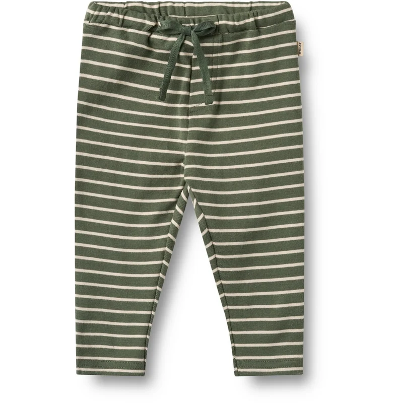Wheat Dark Green Stripe Jersey Bukser Manfred