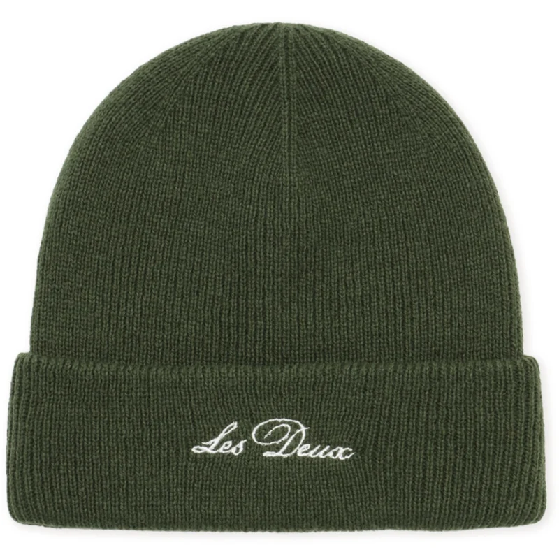 Les Deux Kids Rifle Green Signature Beanie Kids