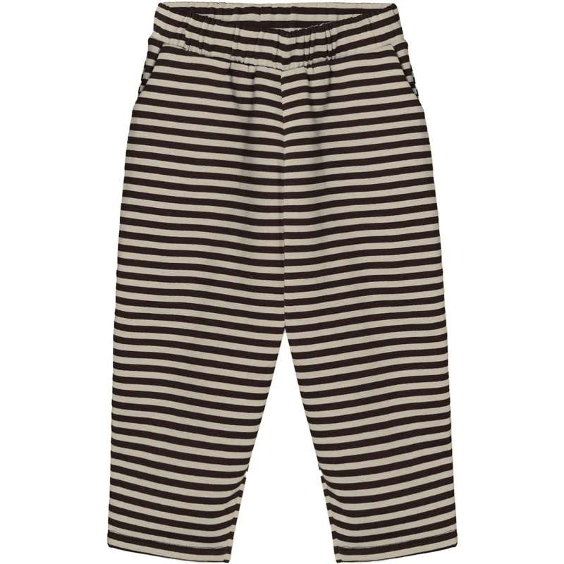 Fliink Coffee Bean / Sandshell Alvin Stripe Bukser