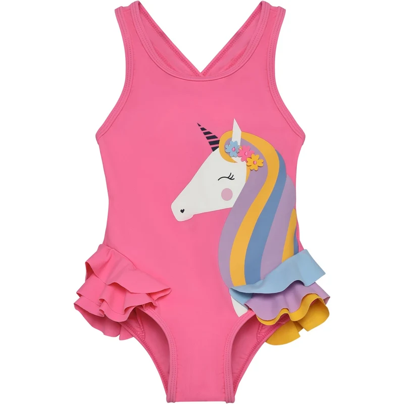 Color Kids Pink Lemonade Badedrakt M/ Application
