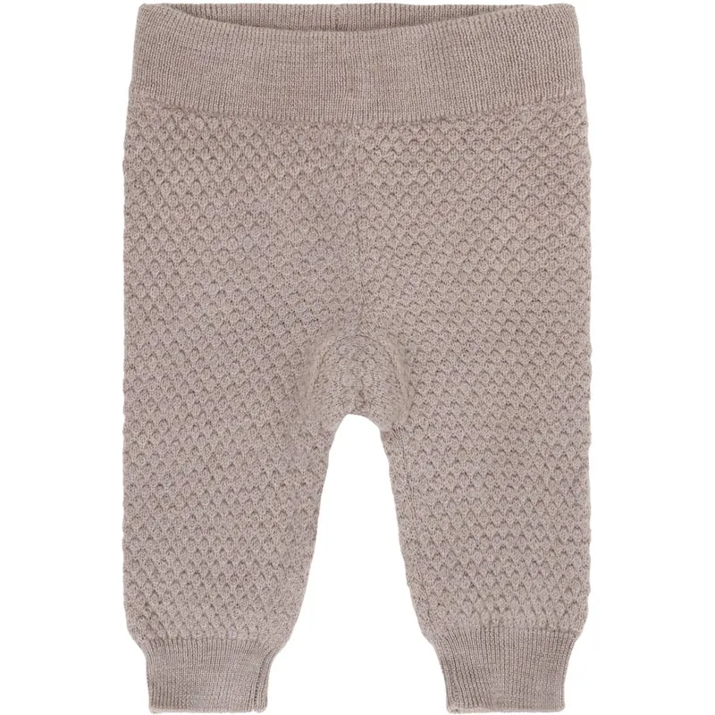 CeLaVi Mocha Meringue Melange Leggings - Strikket