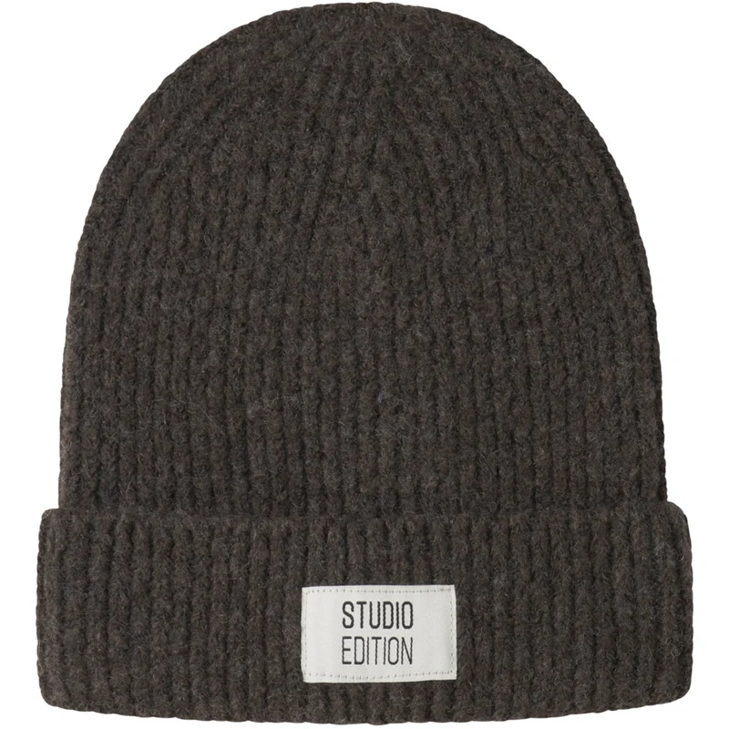 Name It Seal Brown Nkfmaj Strikk Beanie