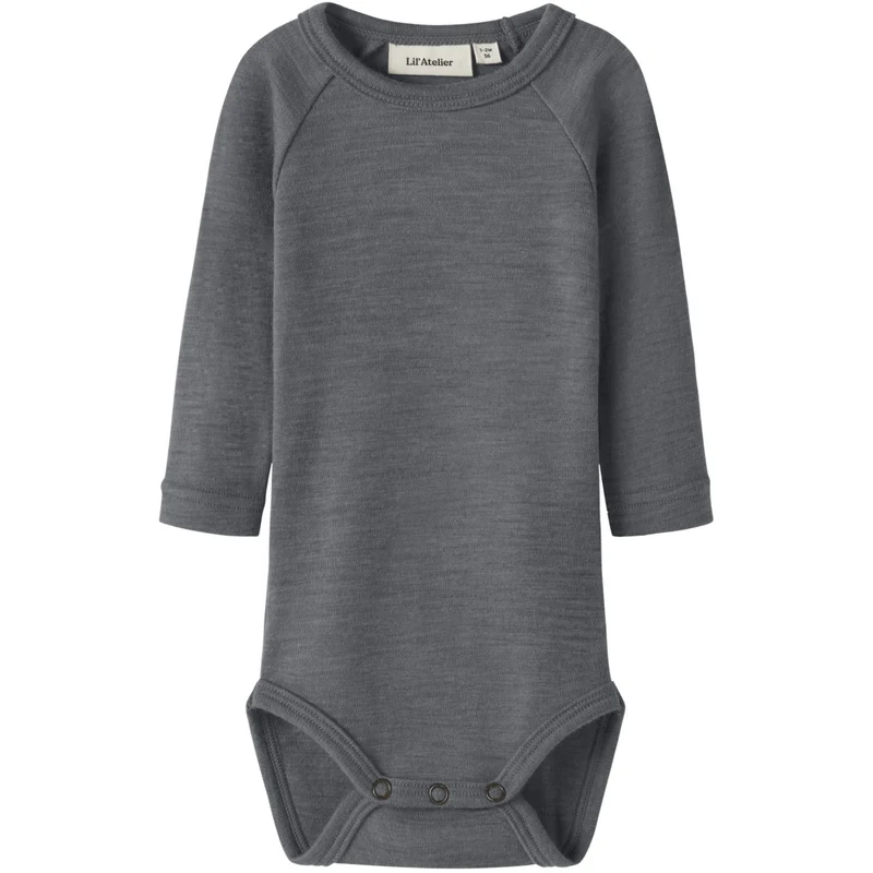 Lil'Atelier Poppy Seed Nbnnester Ull Ls Slim Body Lil