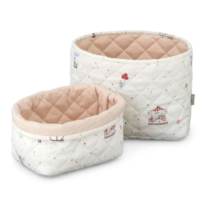 Cam Cam Copenhagen Quiltade Förvaringskorgar - 2 st. - OCS - Carousel