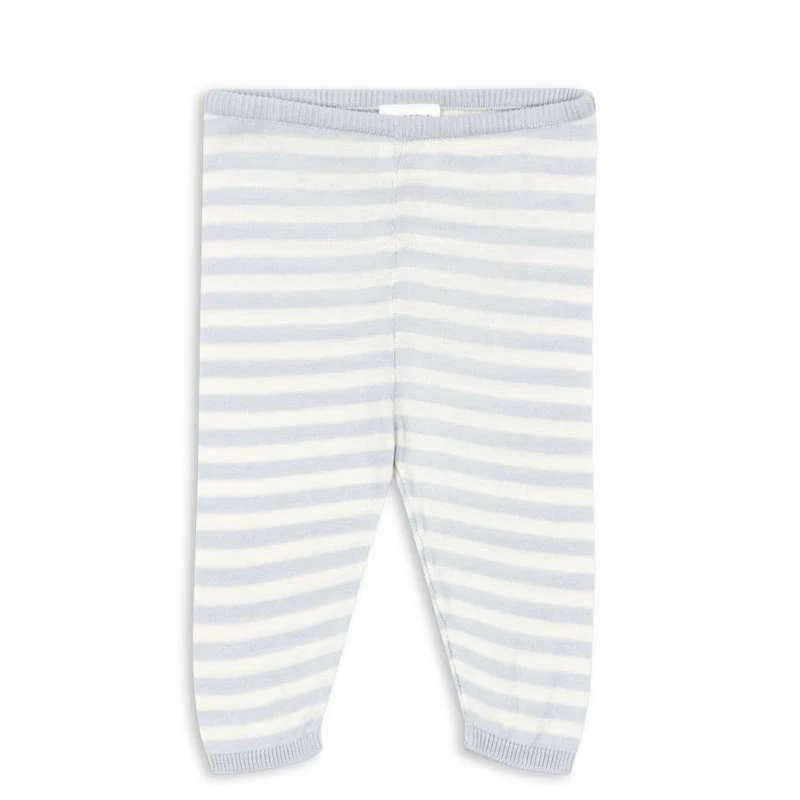 Fanga Fontana Venti byxor - Stickad - GOTS - Gray Dawn